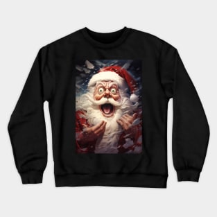 Santa Claus Scream Crewneck Sweatshirt